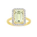 Manhattan-G-Cocktail-Ring-Collection-9ct-Gold-Green-Amethyst-Ring Sale