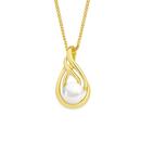 9ct-Gold-Cultured-Freshwater-Pearl-Pendant Sale