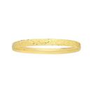 9ct-Gold-on-Silver-Solid-6x65mm-Hammered-Bangle Sale