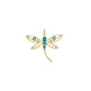 9ct-Gold-Multi-Topaz-Open-Dragonfly-Pendant Sale