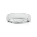 Silver-5mm-Light-Half-Round-Ladies-Ring Sale