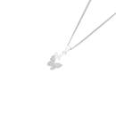 Sterling-Silver-Flutter-Cubic-Zirconia-Plain-Butterflies-Pendant Sale