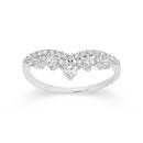 Silver-CZ-Tiara-Ring-Size-P Sale