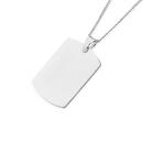 Silver-Medium-Dogtag-Pendant Sale