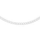 Silver-55cm-Solid-Bevelled-Curb-Chain Sale