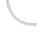 Sterling-Sterling-Silver-55cm-Bevelled-Curb-Gents-Chain Sale