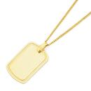 9ct-Gold-Engravable-Dog-Tag-Gents-Pendant Sale