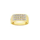 9ct-Gold-Diamond-Channel-Set-Gents-Dress-Ring Sale