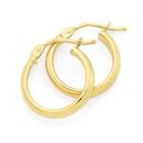 9ct-Gold-10mm-Hoop-Earrings Sale