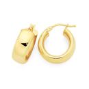 9ct-Gold-10mm-Hoop-Earrings Sale