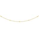 9ct-Gold-45cm-Beaded-Solid-Trace-Chain Sale