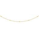 9ct-Gold-45cm-Beaded-Solid-Trace-Chain Sale