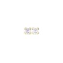 9ct-Gold-Cubic-Zirconia-Asscher-Cut-Claw-Stud-Earrings Sale