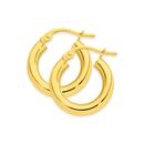 9ct-Gold-3x10mm-Polished-Hoop-Earrings Sale