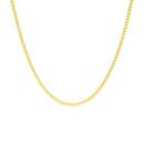 9ct-Gold-50cm-Solid-Diamond-Cut-Curb-Chain Sale