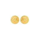 9ct-Gold-5mm-Diamond-cut-Ball-Stud-Earrings Sale