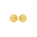 9ct-Gold-5mm-Diamond-Cut-Ball-Stud-Earrings Sale
