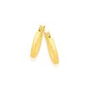 9ct-Gold-2x10mm-Squared-Tube-Hoop-Earrings Sale