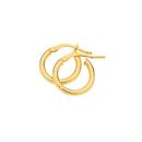 9ct-Gold-2x10mm-Hoop-Earrings Sale