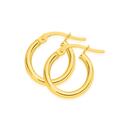 9ct-Gold-Polished-2x10mm-Hoop-Earrings Sale