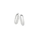 Silver-15mm-Half-Round-Plain-Tube-Hoops Sale