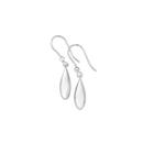 Silver-Bomber-Drop-Hook-Earrings Sale