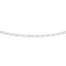 Silver-50cm-Oval-Belcher-Chain Sale