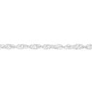 Silver-195cm-Singapore-Link-Bracelet Sale