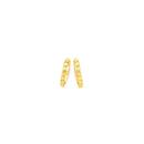 9ct-Gold-8mm-Dotted-Front-Huggie-Earrings Sale
