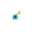 9ct-Gold-Cubic-Zirconia-Evil-Eye-Pendant Sale