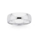 Sterling-Silver-6mm-Light-Half-Round-Gents-Wedder Sale