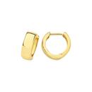 9ct-Gold-10mm-Polished-Huggie-Earrings Sale