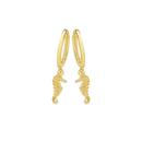 9ct-Gold-Seahorse-Drop-Huggie-Earrings Sale