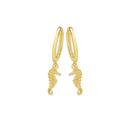 9ct-Gold-Seahorse-Drop-Huggie-Earrings Sale