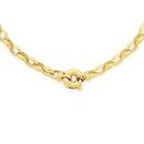 9ct-Gold-48cm-Solid-Belcher-Bolt-Ring-Necklet Sale