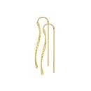 9ct-Gold-Diamond-Cut-Twist-Bar-Thread-Through-Earrings Sale