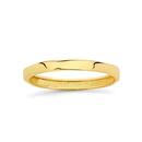 9ct-Gold-Scalloped-Square-Stacker-Ring-Size-O Sale