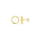 9ct-Gold-12mm-Twist-Open-Circle-Stud-Earrings Sale