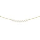 9ct-Gold-45cm-Cultured-Fresh-Water-Pearl-Necklace-with-Chain Sale