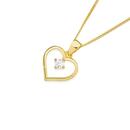 9ct-Gold-Cubic-Zirconia-Open-Heart-Pendant Sale