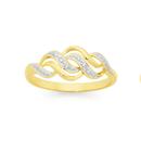9ct-Gold-Diamond-Braid-Ring Sale