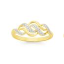 9ct-Gold-Diamond-Braid-Ring Sale