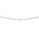 Sterling-Silver-45cm-Fine-Twist-Tube-Trace-Chain Sale