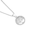 Sterling-Silver-Cubic-Zirconia-Tree-Of-Life-Pendant Sale