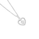 Sterling-Silver-Cubic-Zirconia-Dangle-Heart-in-Open-Heart-Pendant Sale