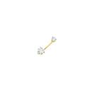 9ct-Gold-Double-Round-CZ-Belly-Bar Sale