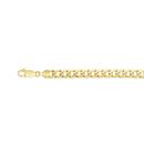 9ct-Gold-21cm-Solid-Curb-Gents-Bracelet Sale