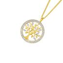 9ct-Gold-Diamond-Tree-of-Life-Pendant Sale