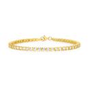 9ct-Gold-Cubic-Zirconia-Tennis-Bracelet Sale