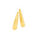 9ct-Gold-15mm-Tapered-Diamond-Cut-Creole-Earrings Sale